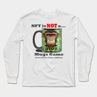 Funny Bored Animal Crypto NFT Meme Long Sleeve T-Shirt